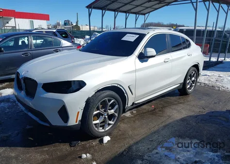 2023 BMW X4 xDrive30I z USA, uszkodzony, nr VIN 5UX33DT06P9R26351